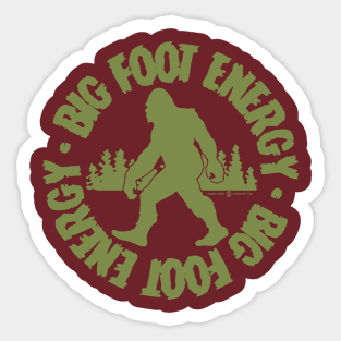 Big Foot Energy  B.F.E. Sticker